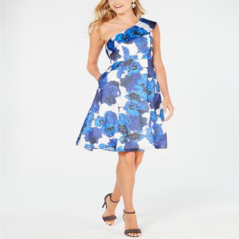 *NWT* ADRIANNA PAPELL FLORAL COCKTAIL DRESS 18